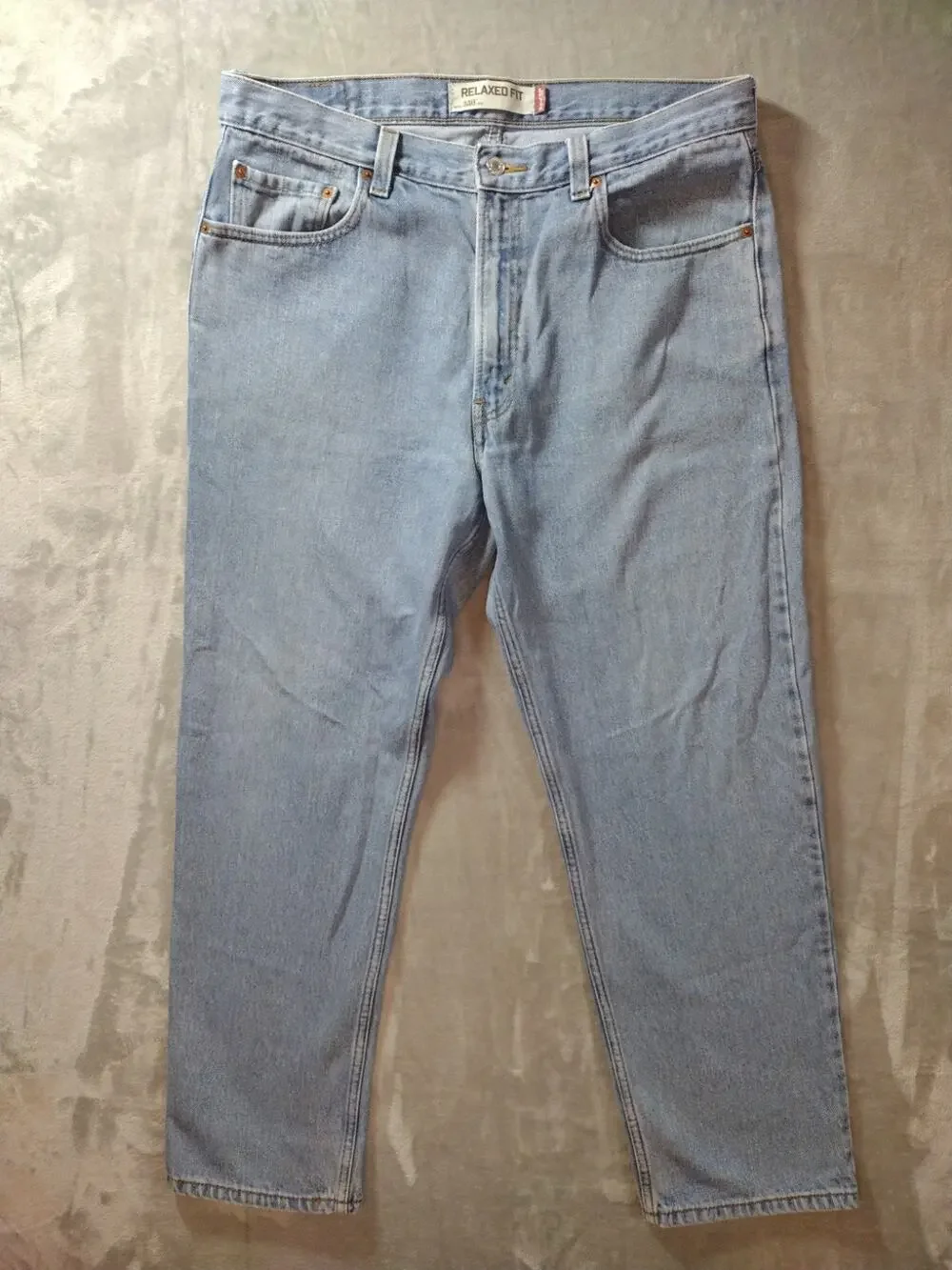 Vtg Levis 550 Jeans Mens 36x31 Relaxed Fit Light Wash Retro Y2K Streetwear USA